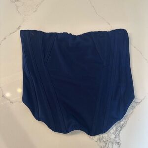 White Fox Blue Corset